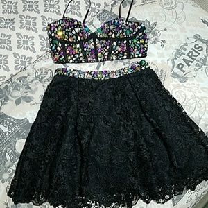 Jovani Homecoming dress 2 pieces